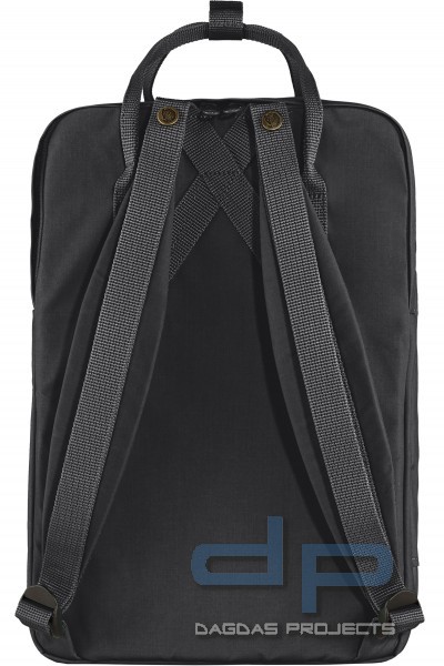 FJÄLLRÄVEN KANKEN LAPTOP 15“ RUCKSACK IN SCHWARZ UND GRAU