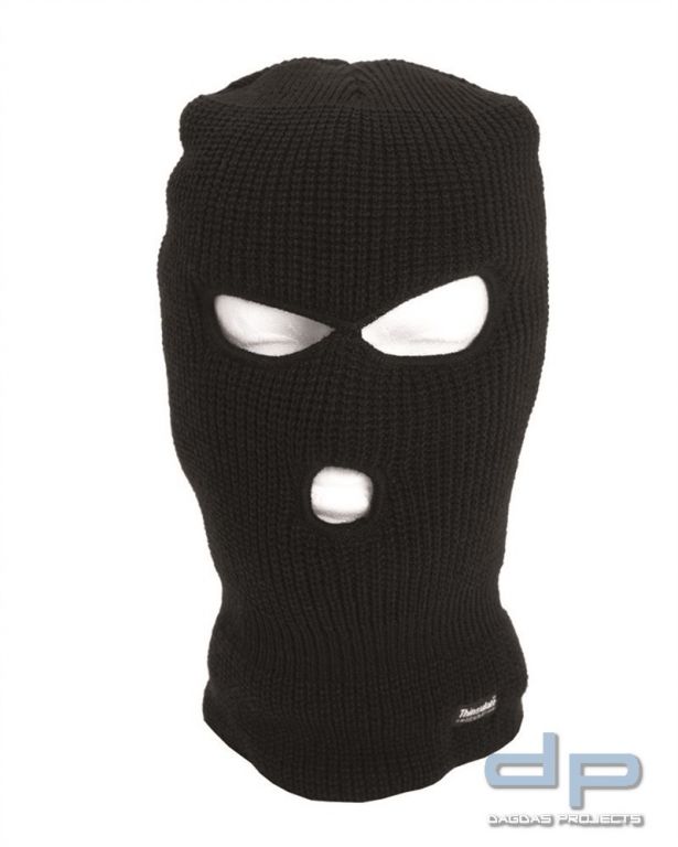 KOPFHAUBE BALACLAVA 3-LOCH THINSULATE™SCHW. VPE 6