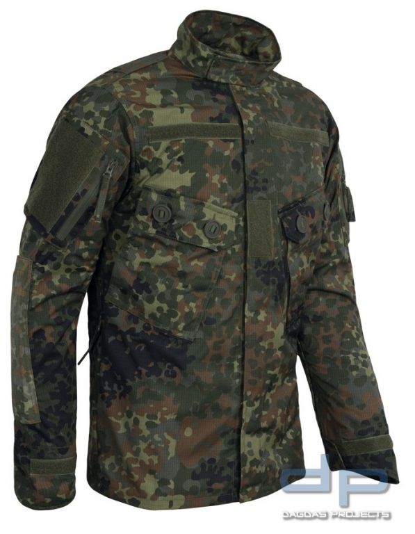TACGEAR Commando-Feldbluse Flecktarn