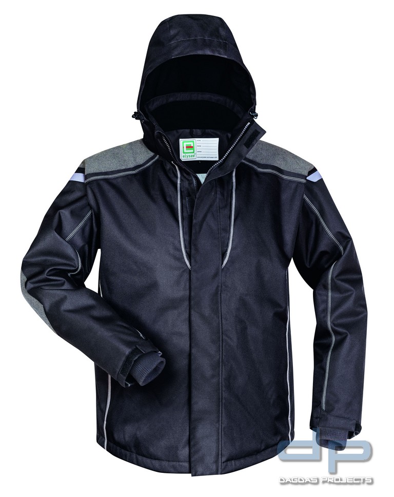 Funktionsjacke in Schwarz und Grau/Schwarz