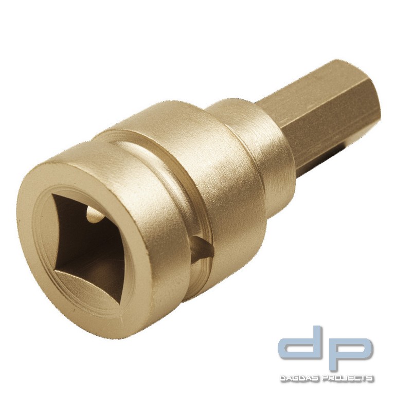 6-Kant-Schraubendrehereinsatz für Schlagschrauber funkenfrei, 1″, 24 mm