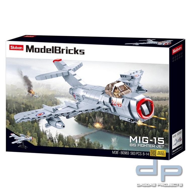 Sluban Alter russischer Düsenjäger M38-B0983 #16188