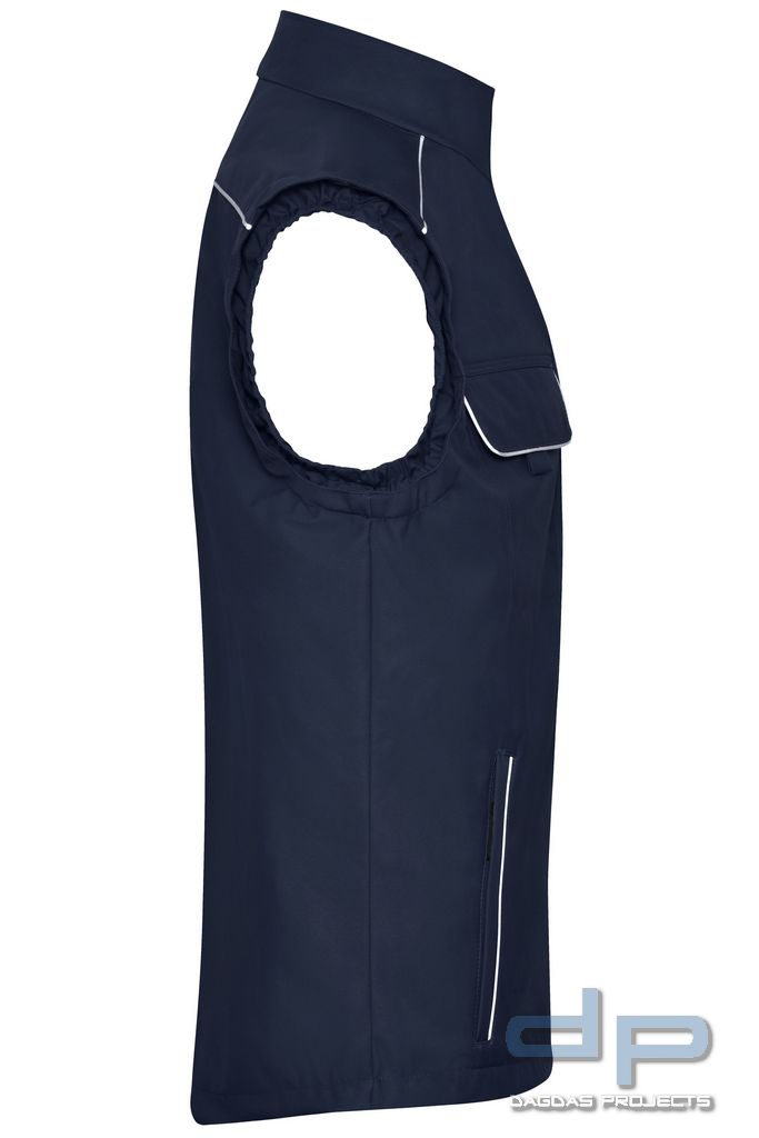 Softshell Light Weste dp S-Serie in verschiedenen Farben mit Wunschaufdruck