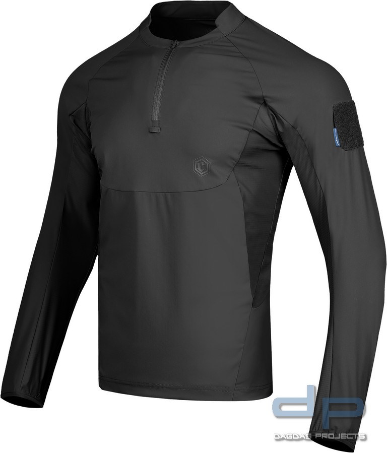 Emerson Gear Blue Label Hunter Sun Protection T-Shirt (UV 100+) in Schwarz und Ranger Green
