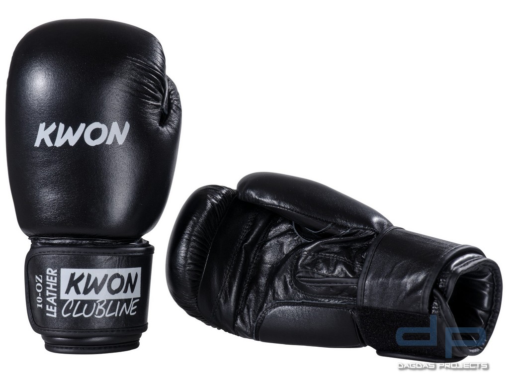 Boxhandschuhe Pointer Echtleder in Schwarz oder Rot