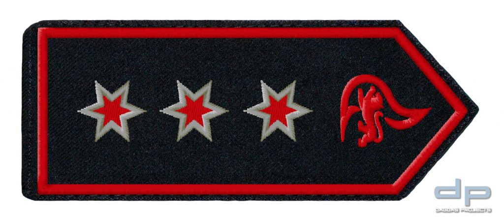 SCHULTERKLAPPENPAAR FEUERWEHR, BADEN-WÜRTTEMBERG HAUPTLÖSCHMEISTER / HAUPTLÖSCHMEISTERIN