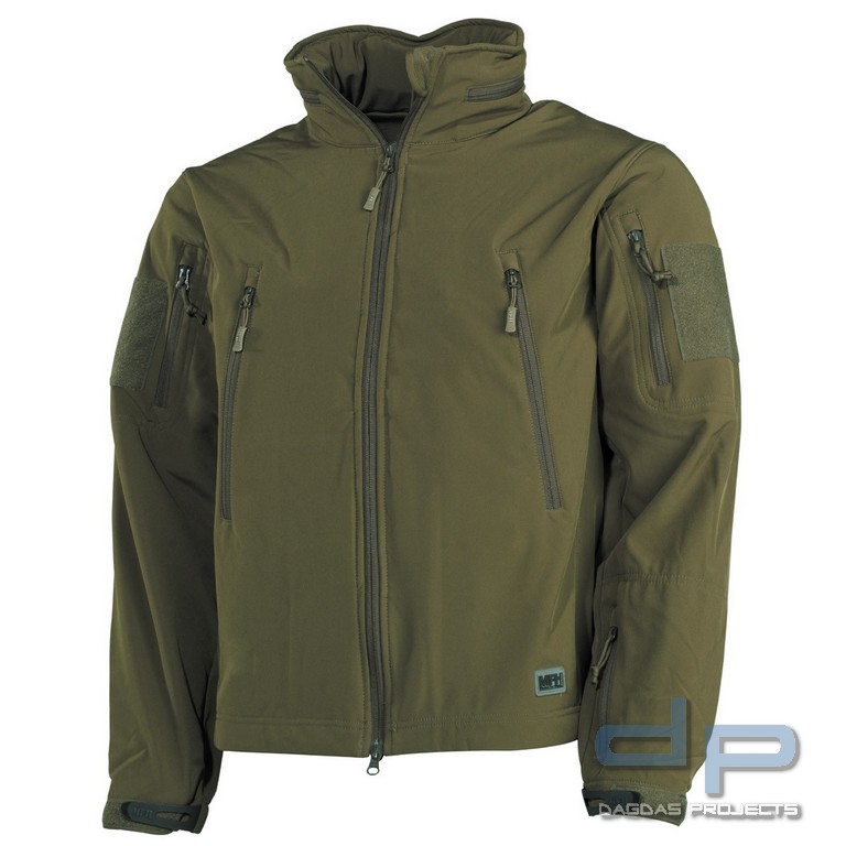 Soft Shell Jacke, "Scorpion", oliv