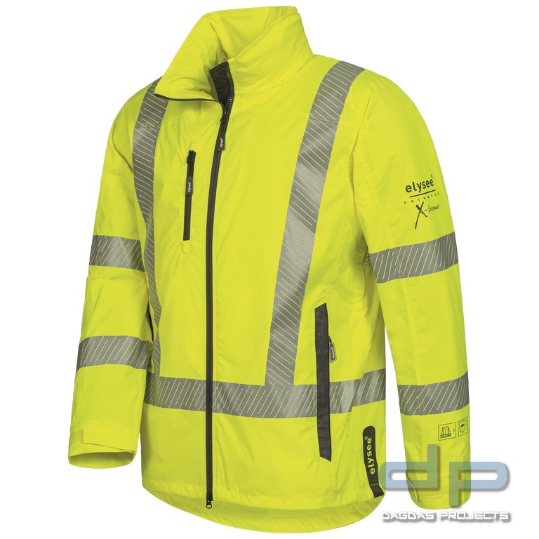 WARNSCHUTZ-REGENJACKE in Gelb