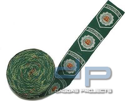 MDI Armabzeichen Textil Schupo Grün