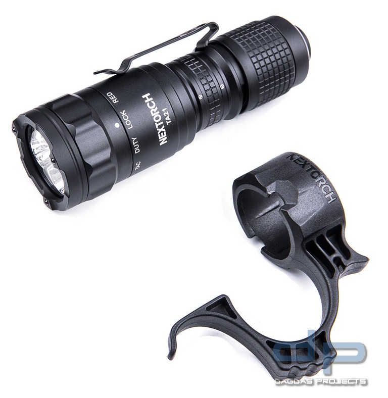 Nextorch TA21R Set 1300 Lumen (ultra-kompakte Taschenlampe mit 4 Modi)
