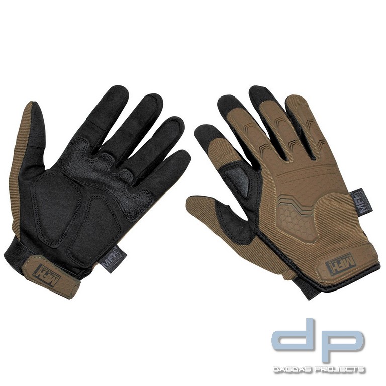 Tactical Handschuhe, "Attack" coyote tan