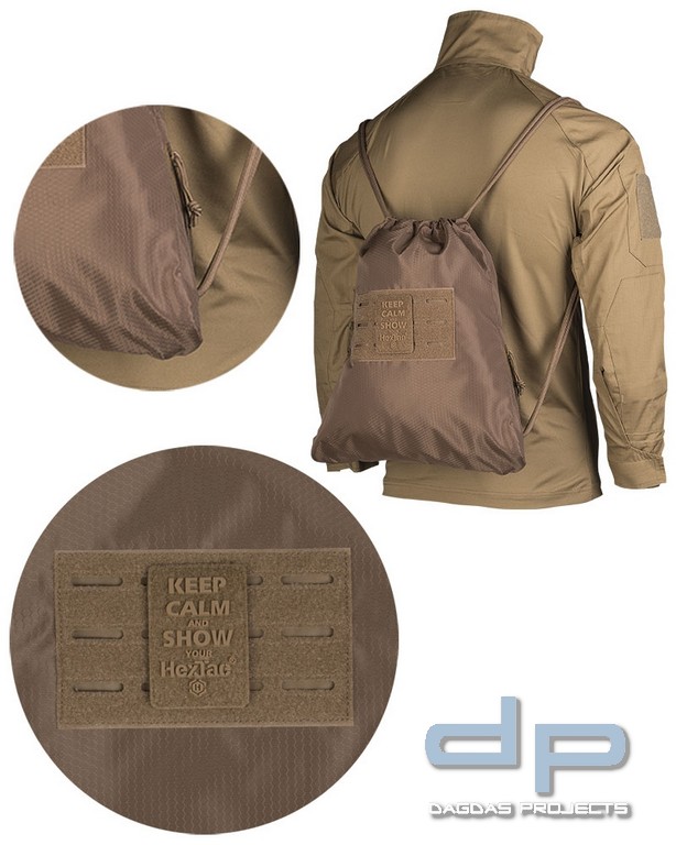 SPORTBEUTEL HEXTAC® DARK COYOTE VPE 5