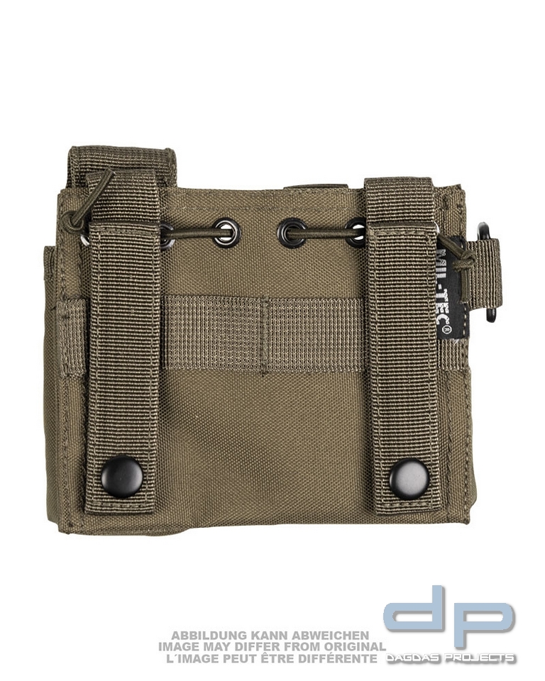 MOLLE ADMIN POUCH OLIV 5er Pack
