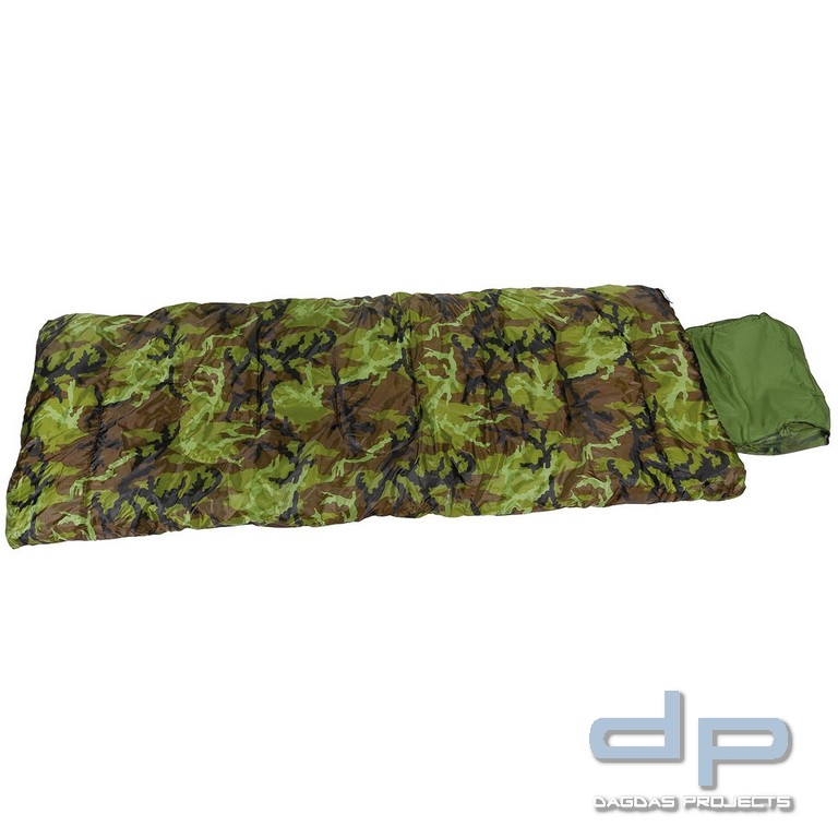 Israel. Pilotenschlafsack, M95 CZ tarn, 2-lagige Füllung