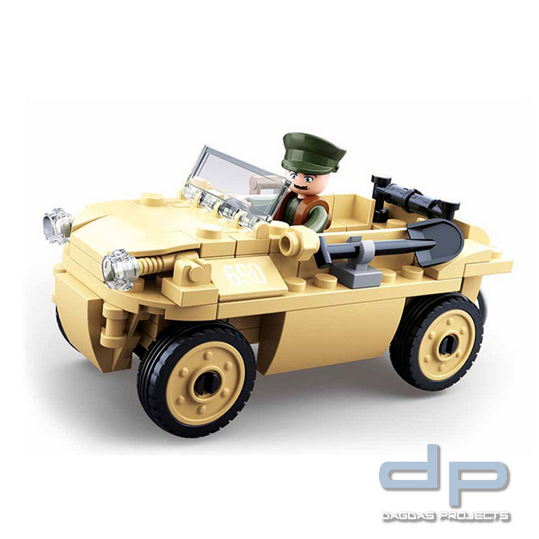 Sluban WWII German amphibious vehicle M38-B0690 #16118