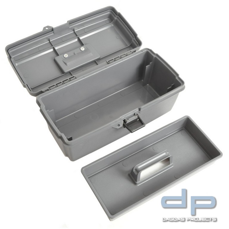 Lightning® Kunststoffbox F grau, 41,6 x 22 x 17,8 cm