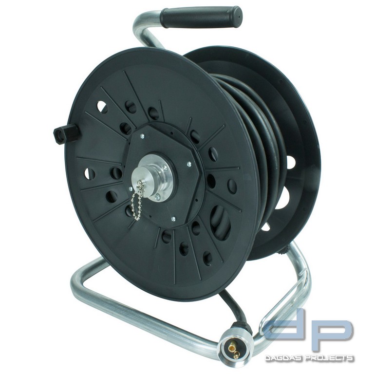 Dönges Leitungsroller für Kleinspannung, 25 m, DIN 14690, 42V, 30A