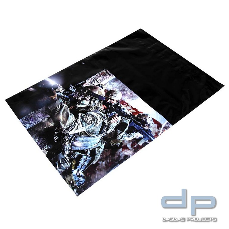 Versandtasche groß - Bündel von 50 st. (schwarz)