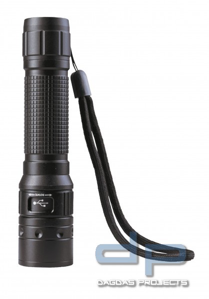 Mil-Tec Stablampe Operator MT1R (Akku Taschenlampe)
