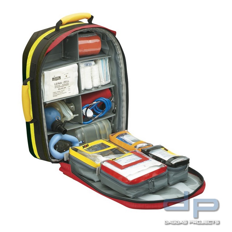Dönges Notfallrucksack First Responder Coronar DIN 13155, PAX-Plan, rot