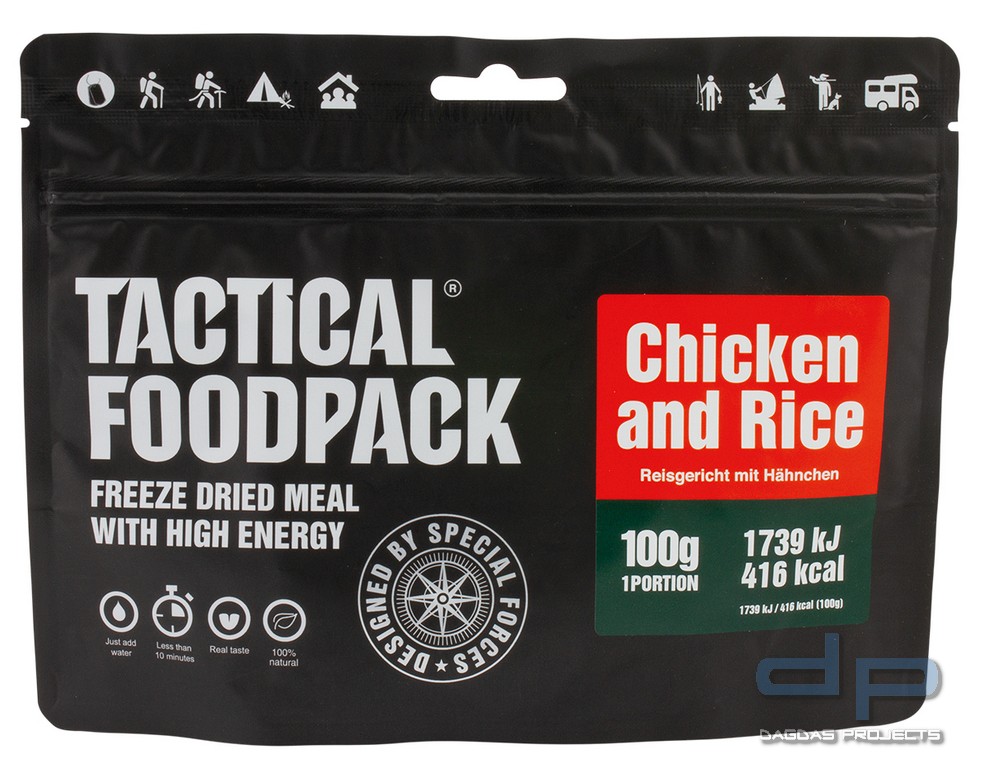 TACTICAL FOODPACK - REISGERICHT MIT HÄHNCHEN