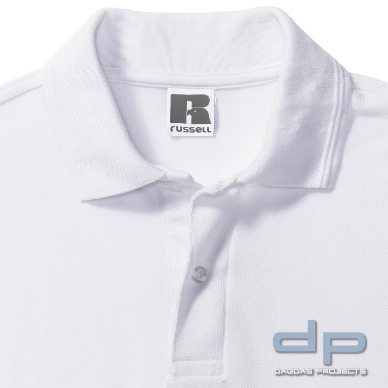 Poloshirt 65/35 Pes./Bw., weiss