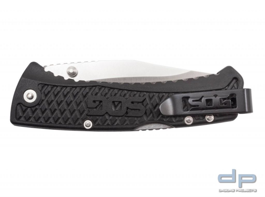 SOG Traction Taschenmesser Schwarz