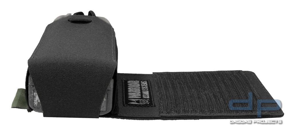 WAS LASER CUT WING VELCRO MBTIR RADIO POUCH (LINKS) in verschiedenen Farben