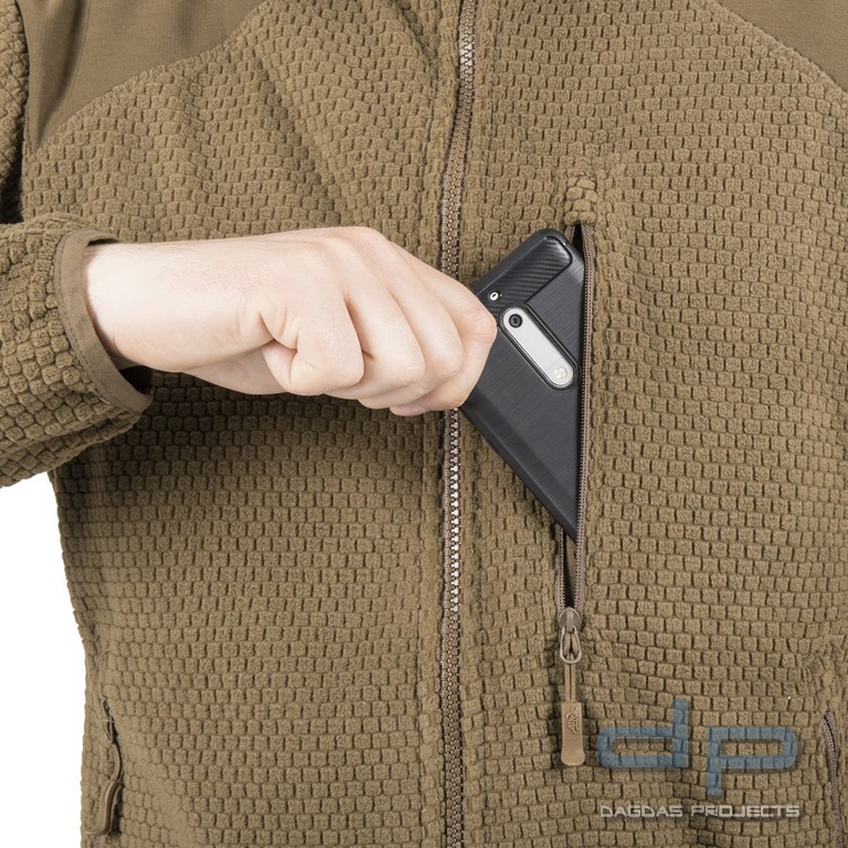 Helikon Alpha Hoodie Grid Fleece Jacket in verschiedenen Farben