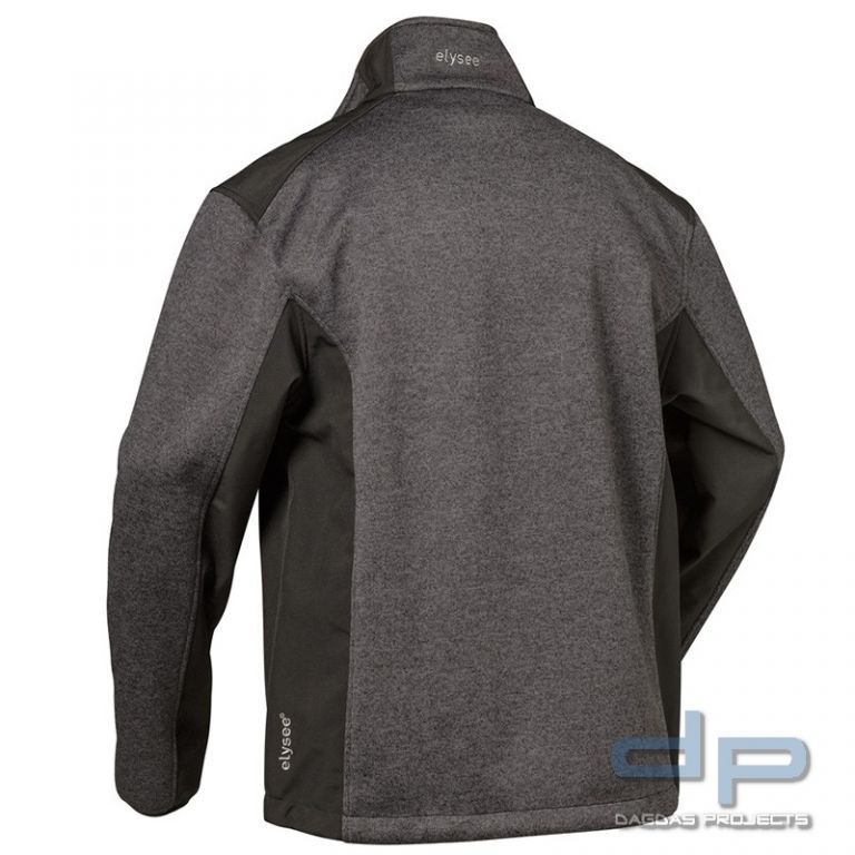 Fleece-Jacke in Dunkelgrau/Schwarz