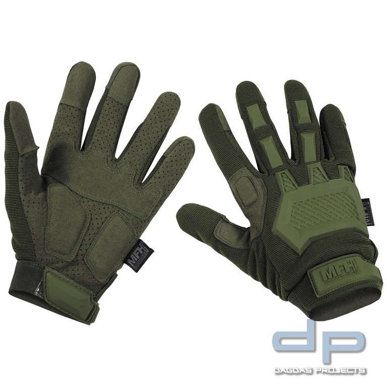 Tactical Handschuhe, "Action" oliv