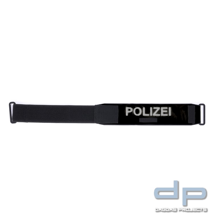 ETZEL® ARMBINDE HIGHVIZ, SCHWARZ POLIZEI