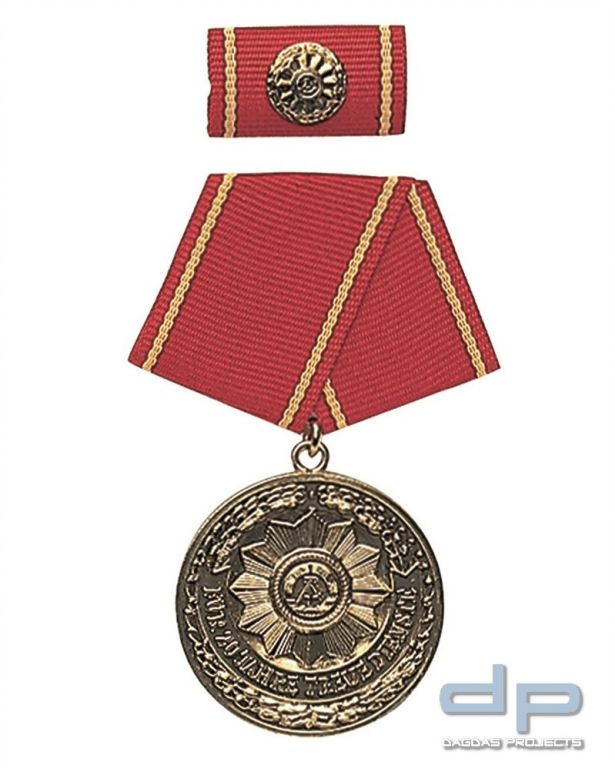 MDI MEDAILLE F.TREUE DIENSTE GOLD 20J. VPE 5