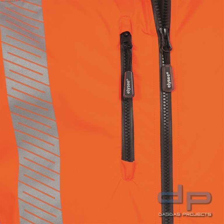 WARNSCHUTZ-REGENJACKE in Orange