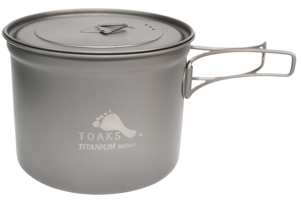 Toaks Titanium Pot 900 ml mit Deckel