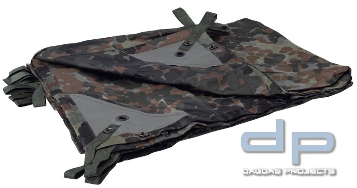 Mehrzweckplane Basha Lightweight Flecktarn