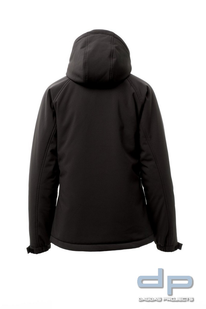 Padded Damen Behörden Softshelljacke ''GALE PAD LADY'' in verschiedenen Farben mit Aufdruck nach Wun