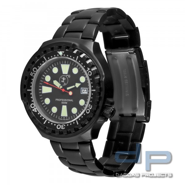 BOMBFROG© PROFESSIONAL 500 BLACK EDELSTAHL , FARBE: SCHWARZ