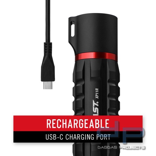 COAST XP11R Taschenlampe (2100 Lumen, wiederaufladbar)