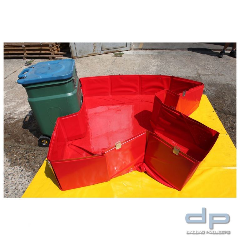 Faltbare Auffangwanne Eccotarp, ET 051 XXL EASYPACK mit Tasche, 1600 l