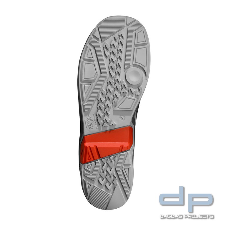 HAIX CONNEXIS Safety T S1 low grey-red