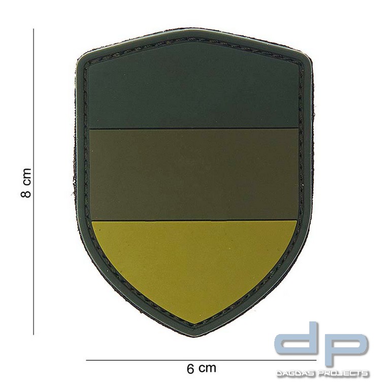 Emblem 3D PVC Schild Deutsch grün