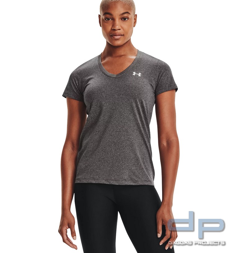 UNDER ARMOUR DAMEN TECH TWIST V-NECK T-SHIRT
