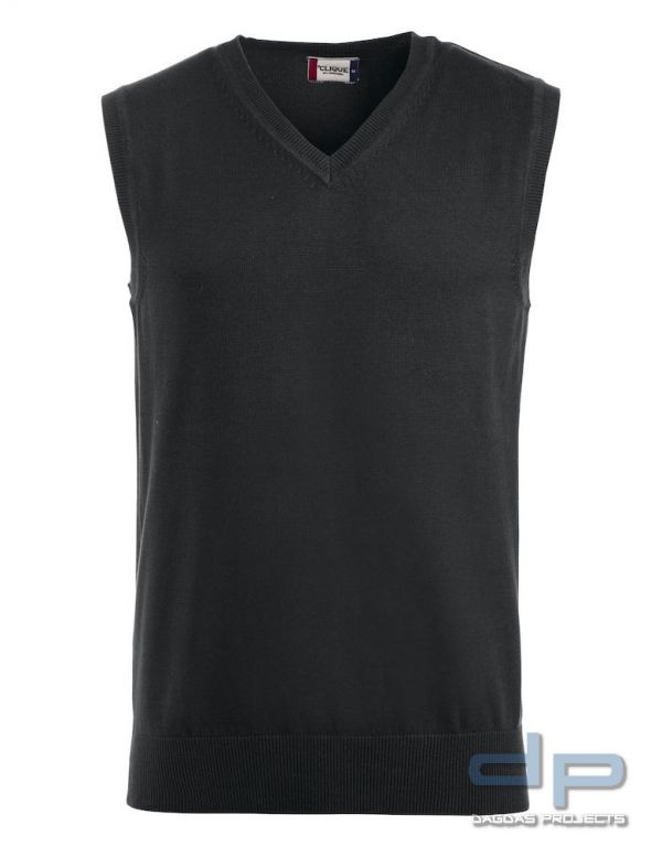 Herren Strickpullunder, V-Ausschnitt 100 % Baumwolle verschiedene Farben