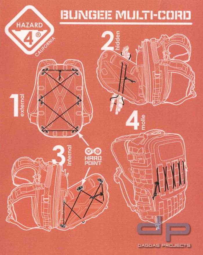 Hazard 4 Bungee Cord in verschiedenen Farben