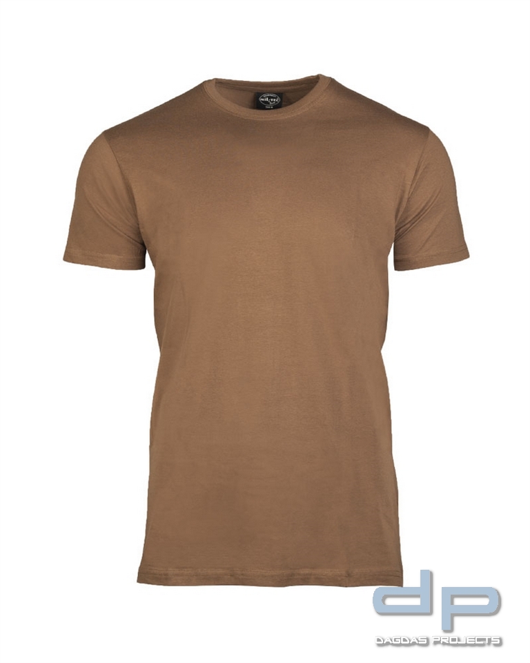 T-SHIRT US STYLE COTTON BDU BROWN VPE 2 je Gr.