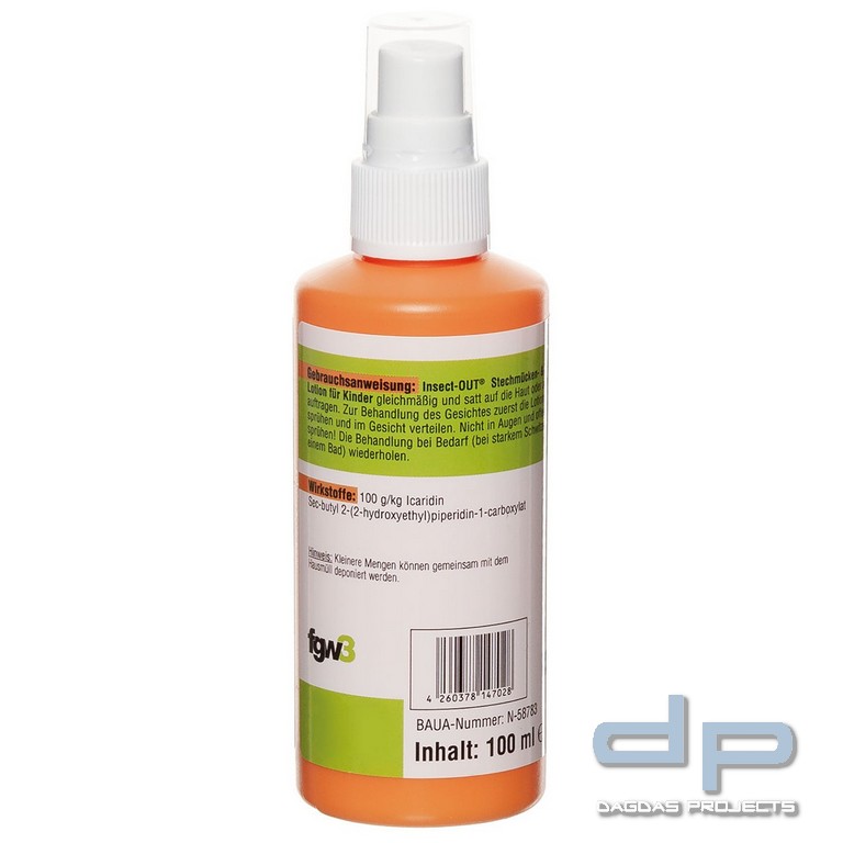 Insect-OUT, 100 ml, Kinder, Stechmücken-Zeckenschutz
