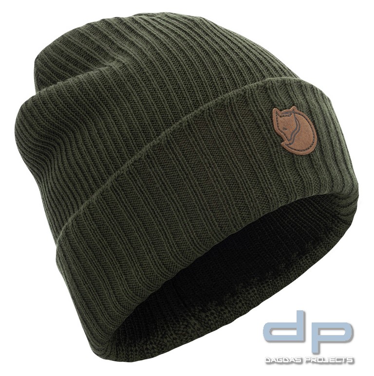 Fjällräven Sörmland Reversable Beanie in Dunkeloliv