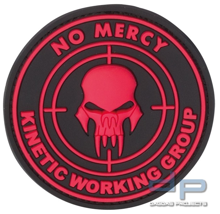 3D Rubber Patch No Mercy Blackmedic