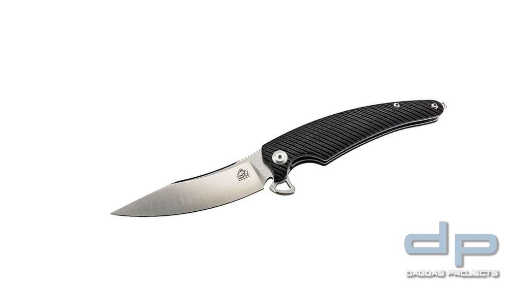 Einhandmesser Curved mit einer auffälligen Upswept Point Klinge